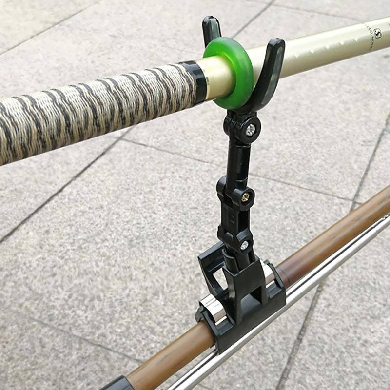 2 шт., подставка для удочки, вращающаяся на 360 градусов, кронштейн для моста, стойка для удочки, нескользящая, светящаяся, усиленная, кронштейн для удочки