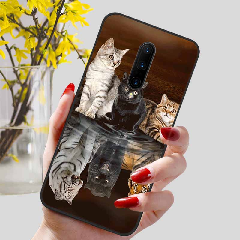 Phone Cover For Oneplus 7 Pro Case Lovely Printed TPU Silicon Soft Capa On for One Plus 7 7T Pro Oneplus7 7Pro Protection Covers