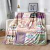 30th Birthday Celebration Blanket Ultra-Soft Great for Sofa Seaside Chair Four Seasons Multipurpose Warmthful Decor