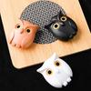 Owl Key Holder Magnetic Wink Key Hooks 5.5lb Load-capacity Easy To Install Mini Owl Keying Holder Wall Hanging Decoration