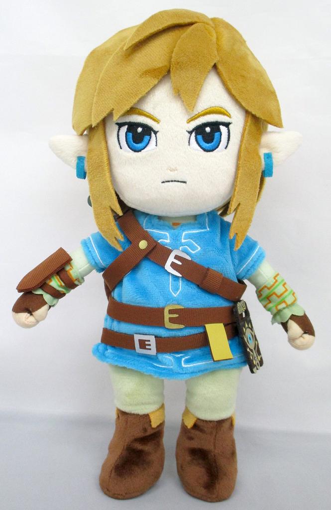 Sanei Boeki Плюшевая игрушка Линк из The Legend of Breath of the Wild ZP01 Zelda (S) Ш13×Г10×В28см