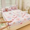 Floral Style Bedsheets Printed Fitted Sheet Breathable Mattress Protector Soft Bed Linen Home Sheets Couvre Lit (No Pillowcase)