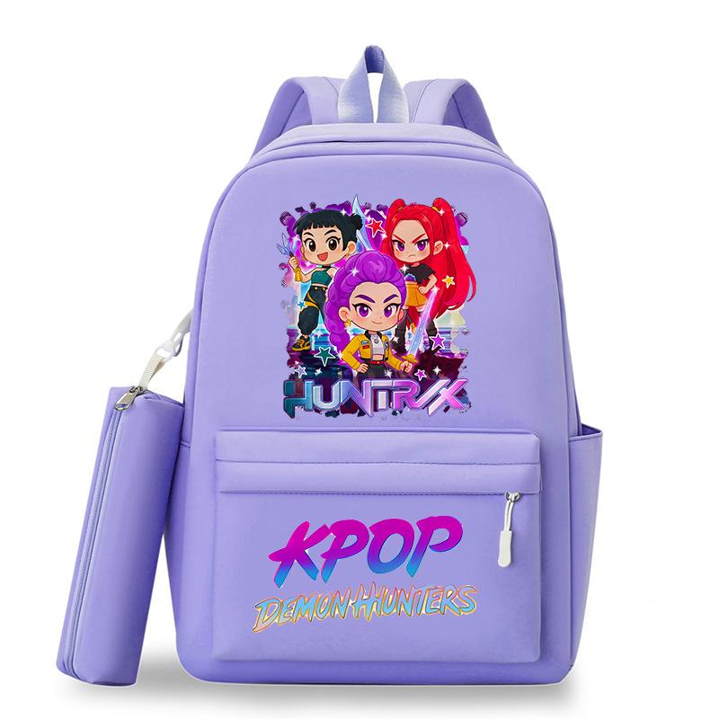 Школьный рюкзак Kpop Охотники на демонов Студенческий Подросток Рюкзак Девочка Повседневный Кавайный Школьная сумка Дорожный рюкзак Mochila Подарок для STEM DIY Набор для сборки 3D