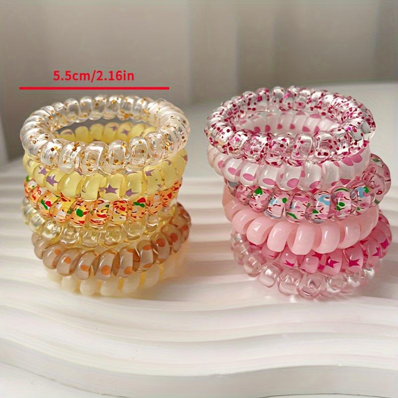 25Pcs Colored Phone Line Headband, Simple and Versatile Hair Accessories, a Small Gift for Girls.