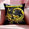 Band SScorpions Cushion Cover Breathable Linen Pillowcase Summer Odorless EcoFriendly Invisible Zipper Washable