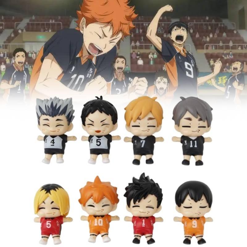 Q Версия Haikyuu Фигурка Модель Аниме Дисплеи Игрушка Мультяшная Кукла Подарок Детям