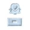 DIY Silicone Mold Heart Photo Cupids Frames Molds Beautiful Heart Shaped Frames Mould for Home Office Table Ornaments
