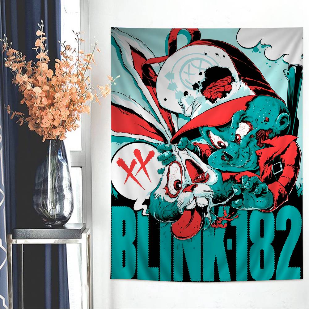 BBlink 182 Рок-группа Красочный Гобелен Настенное Панно Богемные Настенные Гобелены Мандала Настенное Искусство Декор