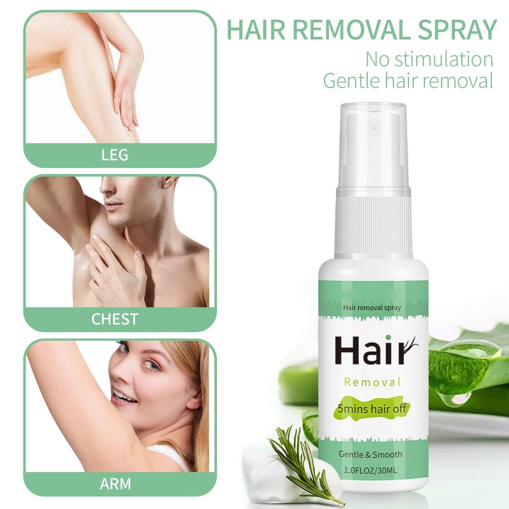 30ml Hair Removal Spray, Mild Hair Removal Non Irritating Skin Care Product