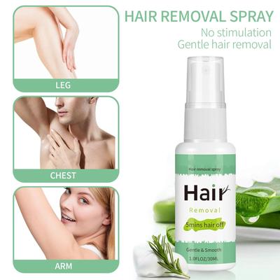 Спрей для удаления волос 30 мл, мягкое удаление волос, не раздражающее средство для ухода за кожей
