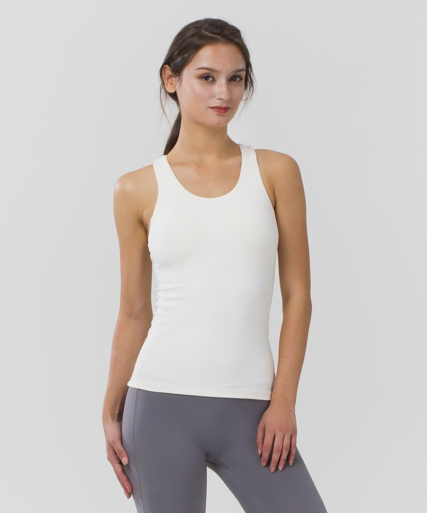 REINAMORA Stretch Tank Cream White
