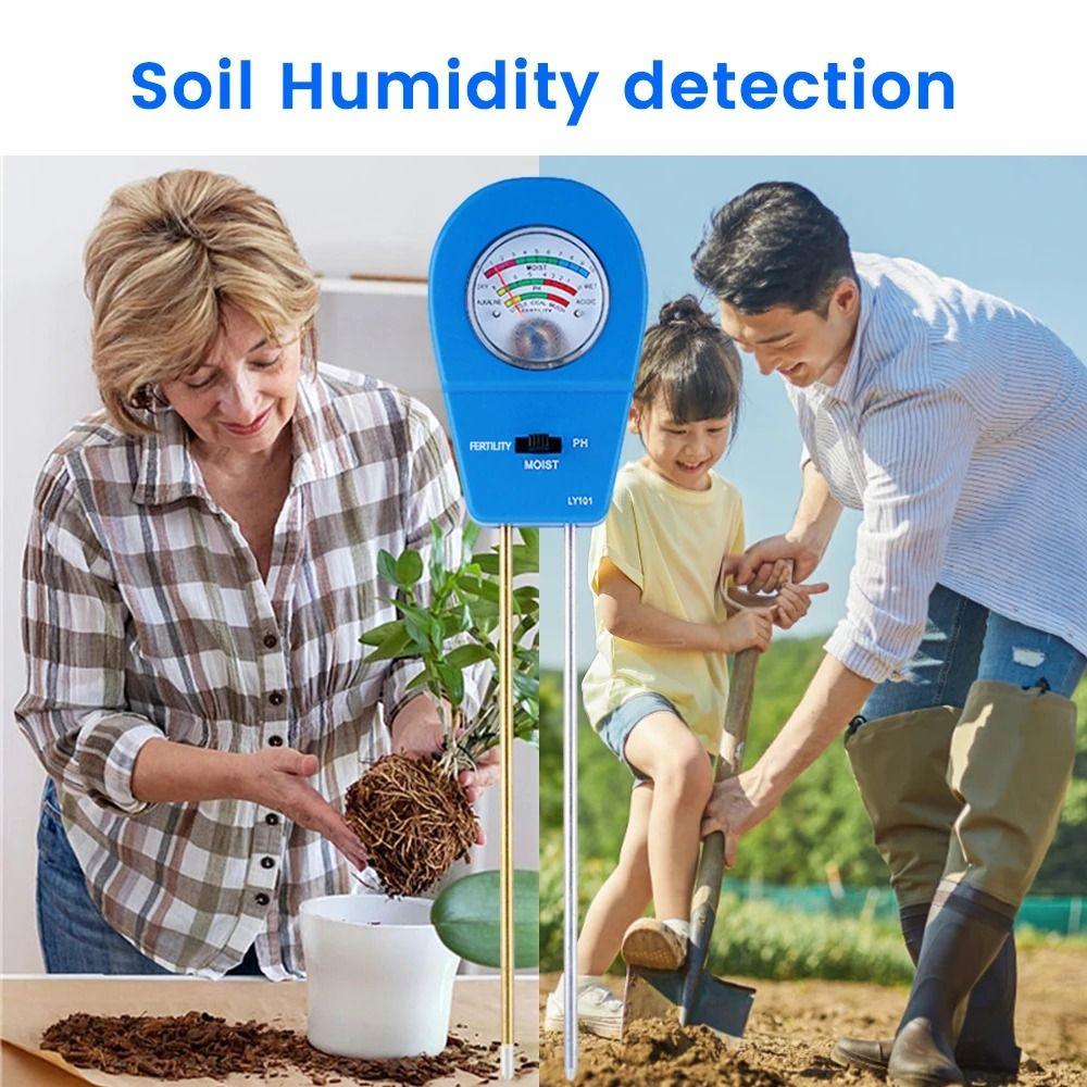 Dry Wet Monitoring Plant Moisture Tester No Battery Hygrometer Dial Farm Gardening