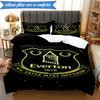 3PCS Ever-ton Football Club Crest Printed Soft Bedding Set,Including 1pc Duvet Cover And 2pcs Pillowcases Perfect for Bedroom, Dormitory, Fan gift