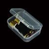 Jewelry Storage Box Small Mini 2pcs With Lid Collection Container Case Organizer Translucent Transparent Useful