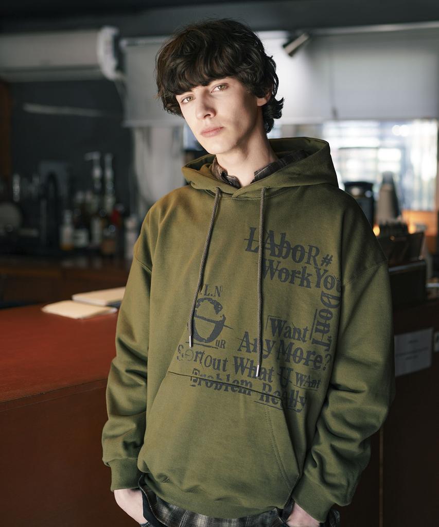 Худи One Work Хаки Ishd9184