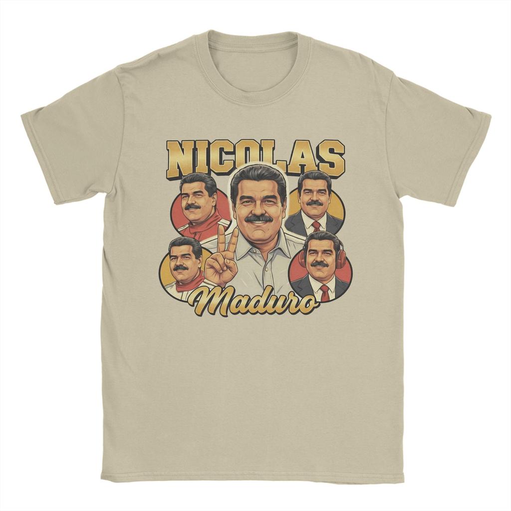 Venezuela Captures onsite Maduro Tshirt 2026 Summer Mens Luxury Fashion Cotton Fun Tshirt Round Neck Street Wear Y2K Gift