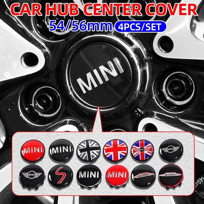 4Pcs 54mm 56mm Car Wheel Center Hub Cap Rim Cover For bmw Mini Cooper S JCW One R56 R60 R61 F54 F55 F56 F60 Clubman Countryman ulqch44