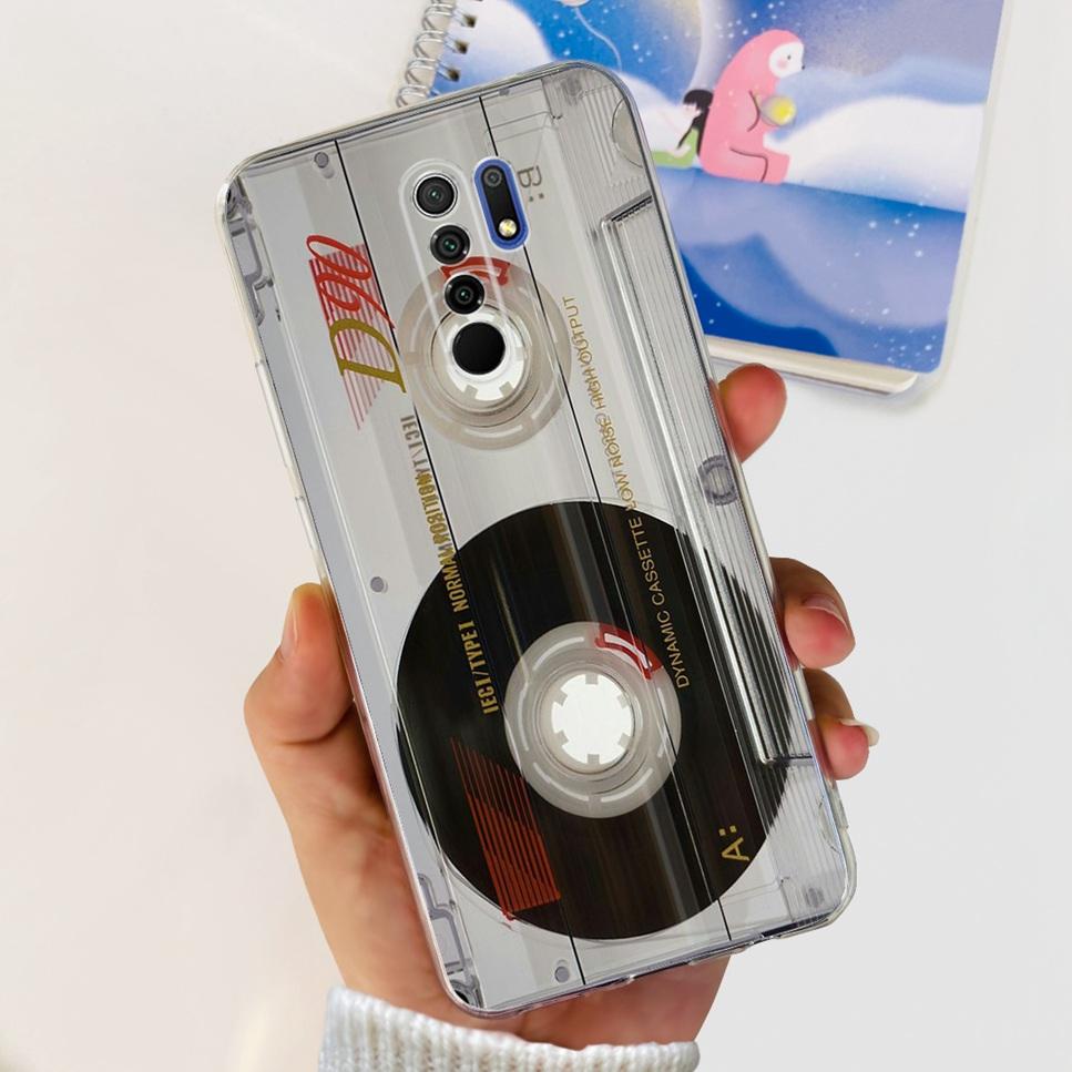 New For Xiaomi Redmi 9 Case Cute Cat Luxury Flower TPU Soft Silicone Clear Cover For Xiaomi Redmi 9 9A 9a 6.53"Bumper Phone Case