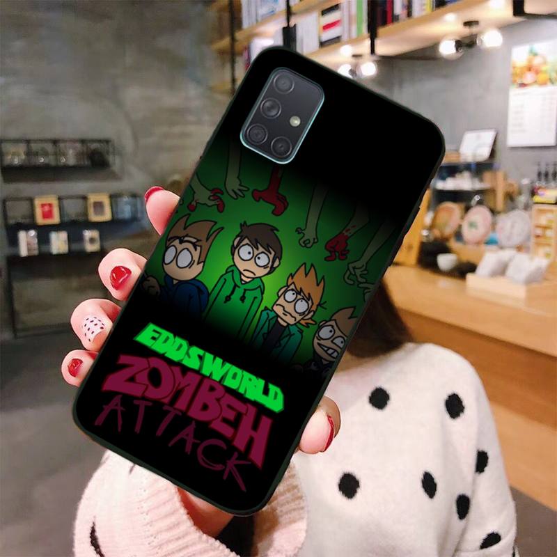 Чехол для телефона USAKPGRT с анимацией Eddsworld для Samsung Galaxy A21S A01 A11 A31 A81 A10 A20E A30 A40 A50 A70 A80 A71 A51