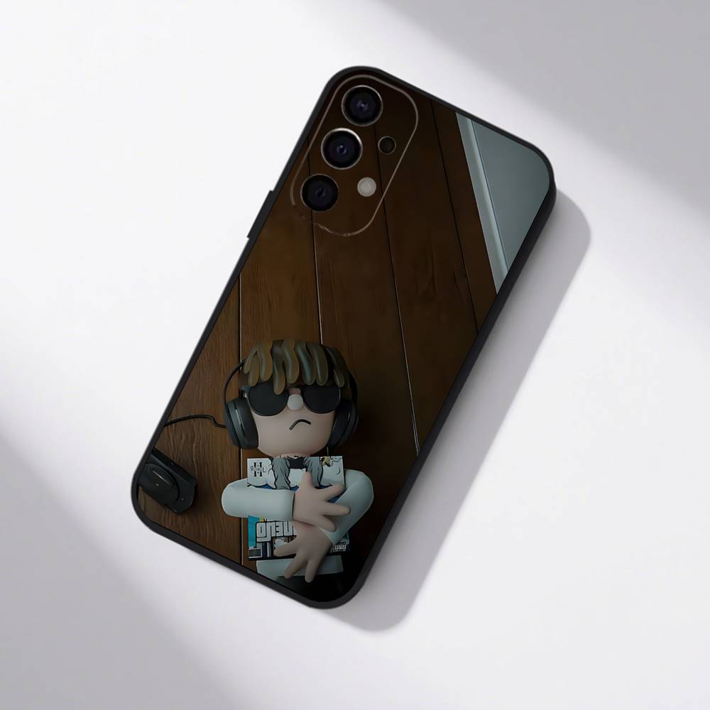 J-Junior H $AD BOYZ 4 LIFE Для Samsung S25,S24,S21,S22,S23,S30,Ultra,S20,Plus,Fe,Lite,5G Черный Чехол для Телефона