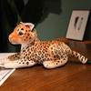 25/30 см реалистичные плюшевые игрушки с изображением лесного леопарда, имитация животных, куклы-гепарды для детей, подарки на день рождения, Рождество, креативная кукла