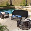 Furniture Dust Cover Courtyard Bench Cover UV Resistant Seat Protective Cover  Outdoor