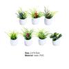 1 Set Potted Plant Statue DIY Weather-resistant PVC Delicate Detail Mini Flower Miniature Home Decor