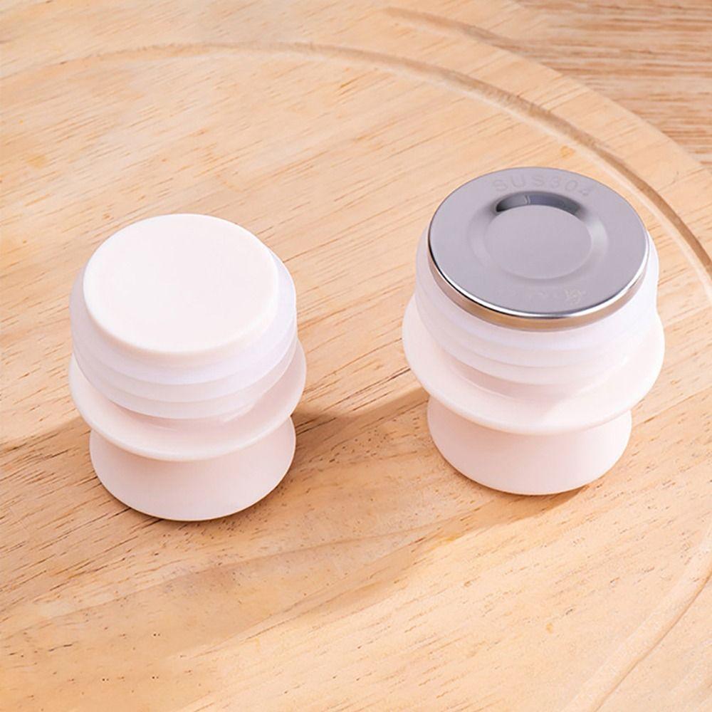 1Pcs Thermos Cup Accessories Thermos Bottle Stopper Stainless Steel Silicone Hot Water Cap