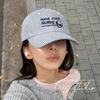 Spring And Summer Striped Embroidered Cap Korean Small Fresh And Quick-Drying Breathable Sun Hat Sun Protection Baseball Cap