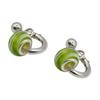nff whirl earrings-green
