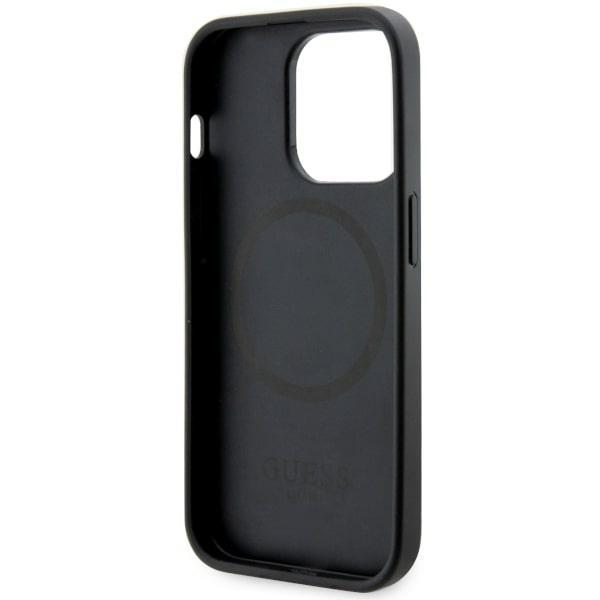 Guess Guhmp14Lhgcfsek Iphone 14 Pro 6.1Czarny/Black Hardcase Gcube Stripes Magsafe