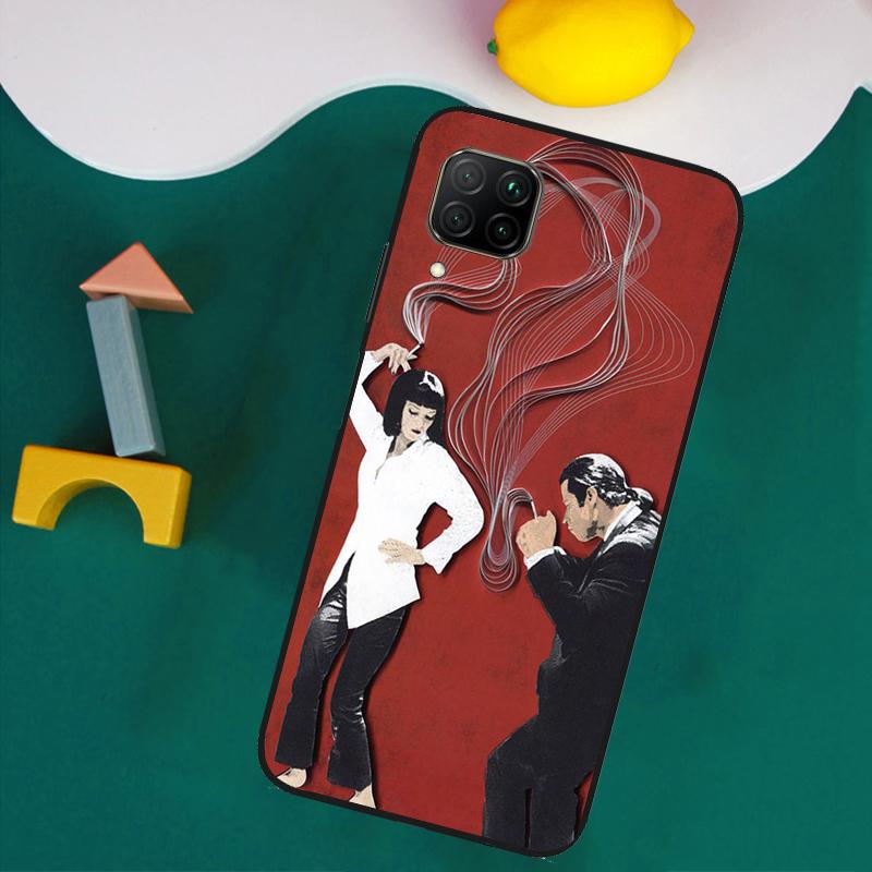 Чехол для телефона Huawei Nova 11 10 9 SE 5T 11i 8i 3i Nova Y90 Y91 Y70 Y60 Y61 P20 P40 Lite P30 Pro с постером фильма «Криминальное чтиво»