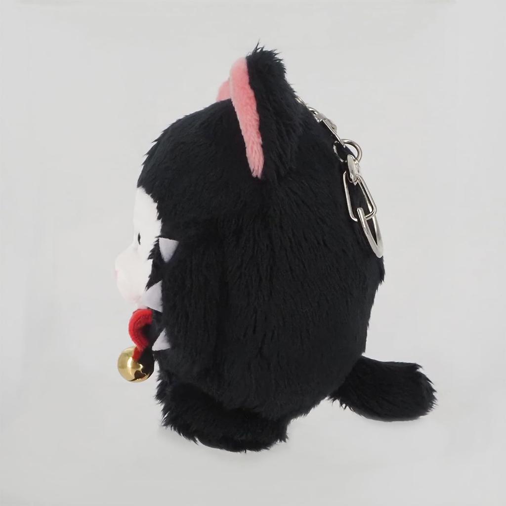 Sanei Boeki Маскот-брелок OSANPO CAT, Размер: приблизительно. Ш9,5 x Г7 x В10 см, Мягкая игрушка, MK06