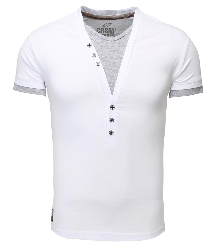 Модная футболка для мужчин Футболка 202 белая