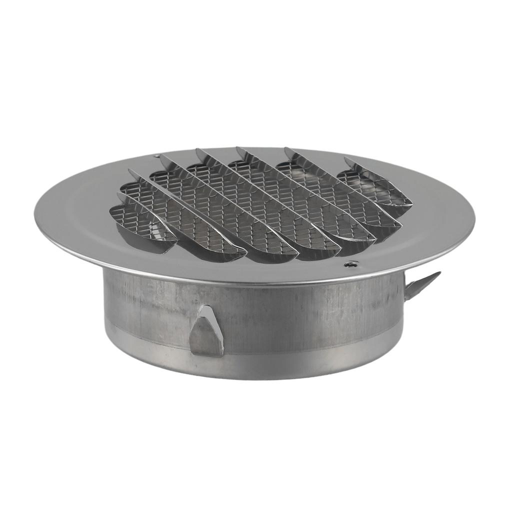 Крышка решетки воздухозаборника Защита от насекомых Круглая Серебряная