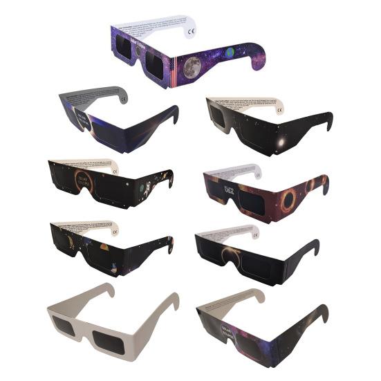 Professional Sun Glasses Solar Eclipse Glasses UV IR Filter Sun Glasses Adults Safe Shades for Direct Sun Viewing