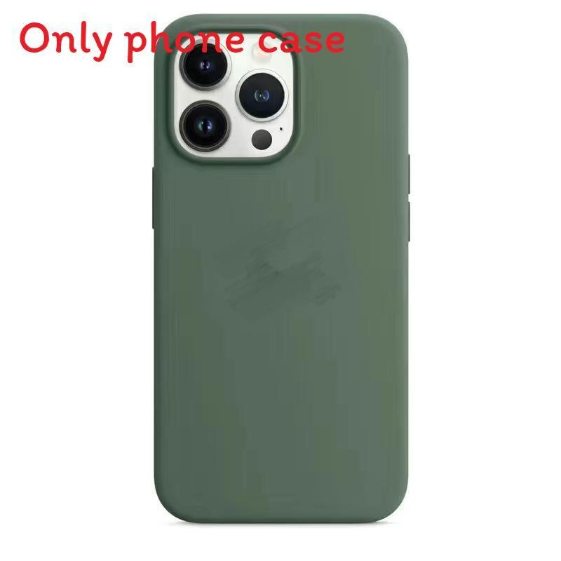 Silicone Liquid Magnetic Phone Case With Shock Absorption For Iphone Pro 13
