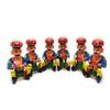 Rajasthani Musician Bawla Set Puppets Idol Ethnic Home Decor Handicrafts Items Piece In Wood Set of 6