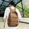Durable Canvas Backpack, Large Capacity Backpack, Suitable For Middle School High School And College Students