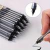 50pcs Quick-Dry 0.5mm Fine Tip Rollerball Pens, Lightweight Plastic Visible Ink Writing Pens, Suitable for School and Office