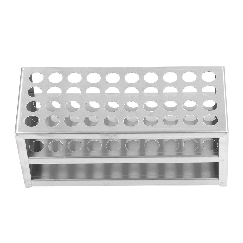 Штатив для пробирок из нержавеющей стали 304, штатив-подставка для пробирок для лаборатории и студии, 14 мм, 40 отверстий