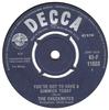 7inch Record CHECKMATES - You've Got To Have A Gimmick Today 45F11603 Decca 1963 UK Rock Used