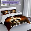 3pcs Custom Name Final Destination Set,Includes 1 Duvet Cover and 2 Pillowcases,All-season Bedroom Decor