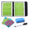 Coach S Soccer Strategy Boards Magnetic Dry Erase Football Coaching Board Foldable Double Sided Soccer Clipboard