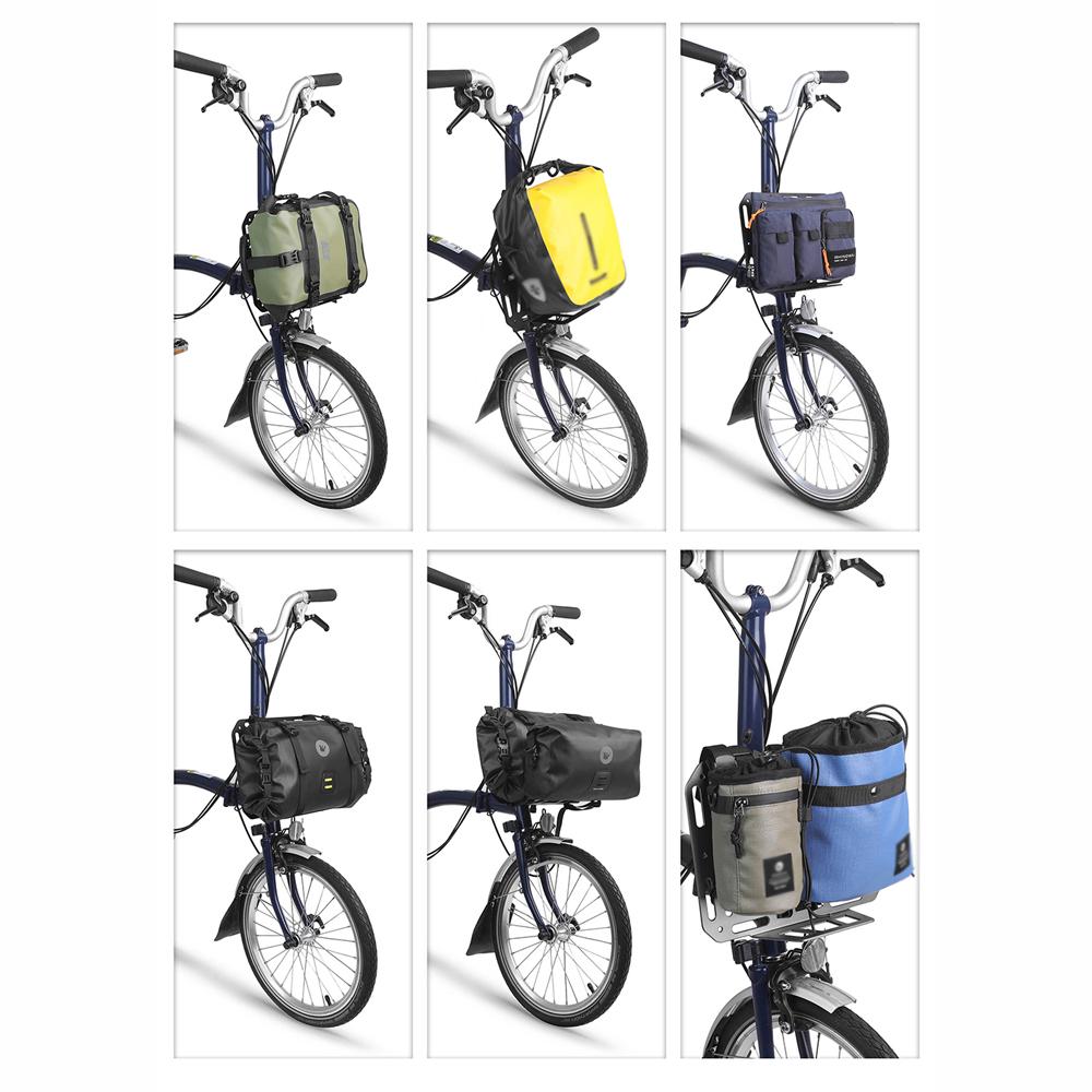 Складной велосипед, передняя стойка для велосипеда, сумка для велосипеда, базовый адаптер, встроенный передний кронштейн из алюминиевого сплава для
