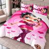 Betty Boop 3Pcs Bedding Set Duvet Cover With Two Pillowcases For Bedroom Home Decoration