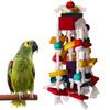 Parrot Chewing Toys Bird Toys Colorful Building Blocks Chewing String Color Random Matching