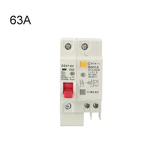 DZ47LE-63 1P 10/16/20/32/40/63A Защита от утечки бытового выключателя