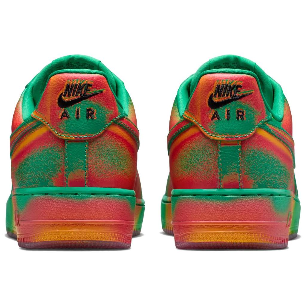 Nike Кроссовки Air Force 1 Дышащие Скейтбордические Мужские Зеленые Оранжевые IB6834-300