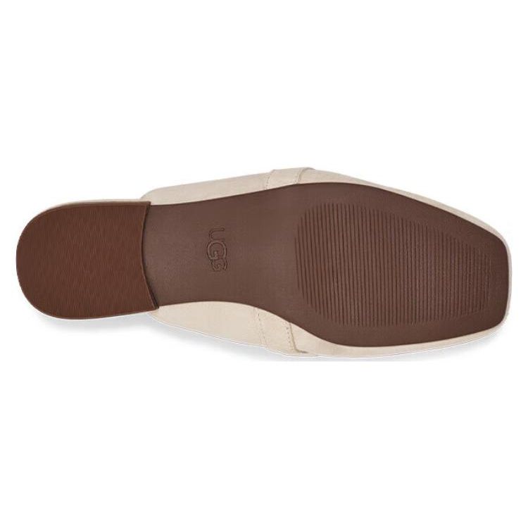 UGG Janaya Sheepskin Casual Comfortable Fashion Sandals Women Sandals Almond-White 1136891-AMSD